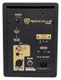 Rockville APM5B 5.25  2-Way 250W Active Powered USB Studio Monitor Speaker Pair on Sale