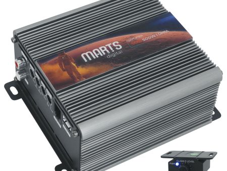 Marts Digital MXD 500 1 OHM 500w RMS Mono Car Amplifier Class D Amp+Bass Remote Supply