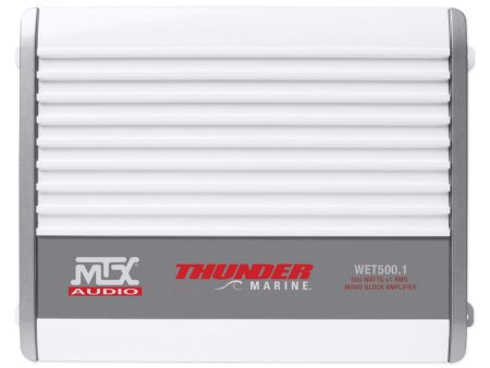 MTX WET500.1 1000 Watt Marine Mono Amplifier Class D Amp 4 Boat ATV UTV RZR Cart Sale