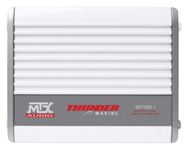 MTX WET500.1 1000 Watt Marine Mono Amplifier Class D Amp 4 Boat ATV UTV RZR Cart Sale