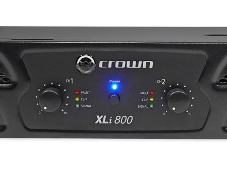 Crown Pro XLi800 600w 2 Channel DJ PA Power Amplifier Professional Amp XLI 800 Online Hot Sale