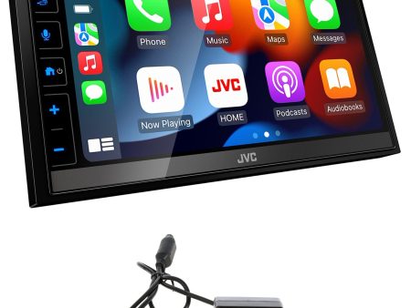 JVC KW-M780BT 6.8  Car Monitor Receiver w Carplay Android Bluetooth HDMI+Camera Supply