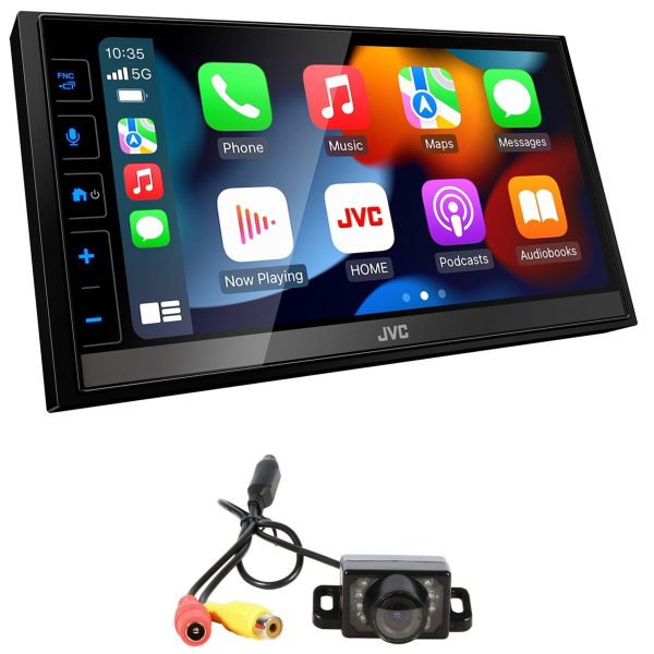 JVC KW-M780BT 6.8  Car Monitor Receiver w Carplay Android Bluetooth HDMI+Camera Supply