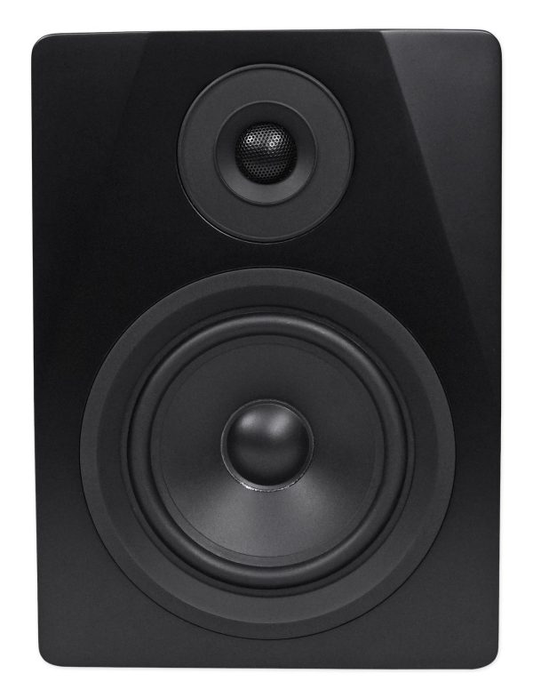 Rockville APM5B 5.25  2-Way 250W Active Powered USB Studio Monitor Speaker Pair on Sale