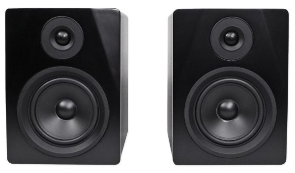 Rockville APM5B 5.25  2-Way 250W Active Powered USB Studio Monitor Speaker Pair on Sale