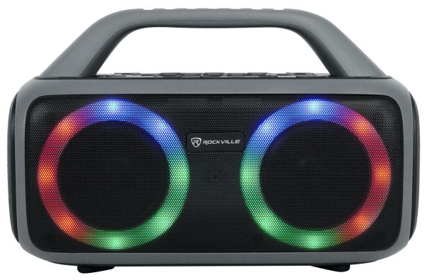 Rockville RPB50 Large and Loud Portable Bluetooth Speaker with LED+Long Battery Online