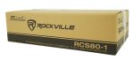 Rockville Commercial Amplifier+(2) Black 6.5  4-Way Swivel Speakers+Wall Control Fashion