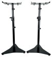 Rockville RVSM5 Pair Studio Monitor Bookshelf Speaker Stands w Adjustable Height Online now