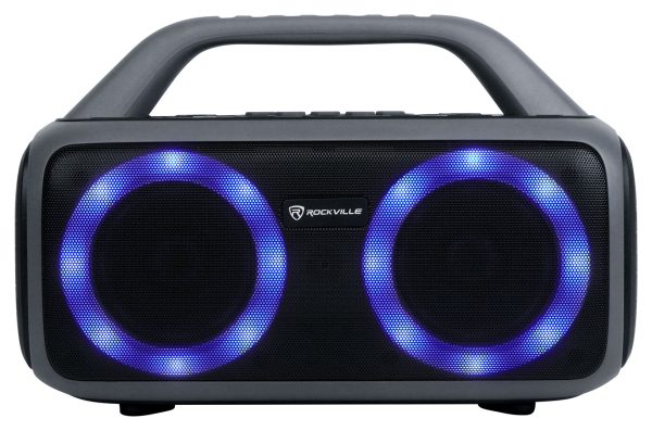 Rockville RPB50 Large and Loud Portable Bluetooth Speaker with LED+Long Battery Online