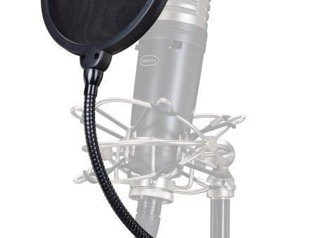 Samson PS04 4.75  Microphone Pop Filter w  8  Flexible Mic Boom+Clamp Sale