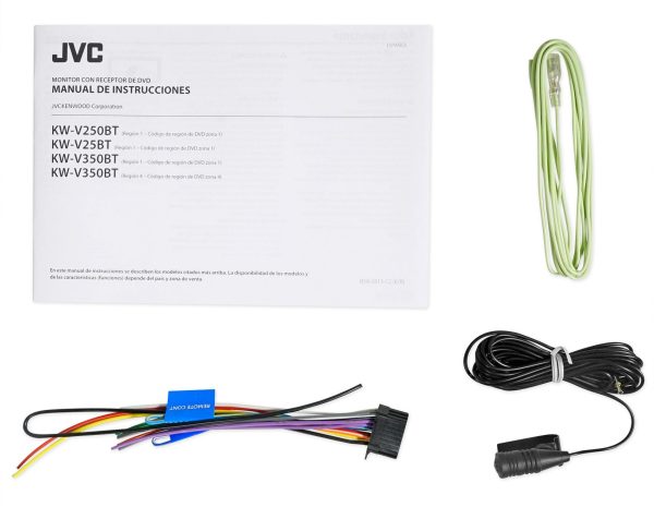 JVC KW-V350BT 6.2  Car DVD Bluetooth Receiver Monitor w iDatalink Maestro Ready For Discount