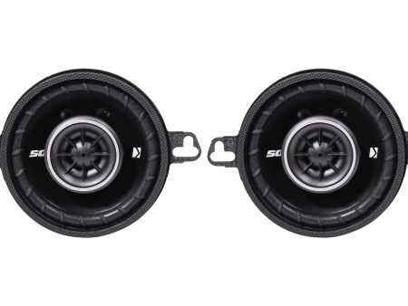 Pair Kicker 43DSC3504 DSC350 80 Watt 3.5  3 1 2  2-Way Car Stereo Speakers DS350 Online Hot Sale