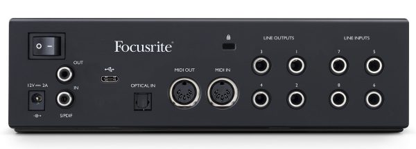 Focusrite Clarett+ 4Pre USB-C Audio Recording Interface JFET ADAT+Dynamic Mic Online Hot Sale