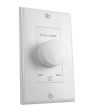 Rockville Commercial Amp+Wifi Receiver+4) 6  White Ceiling Speakers+Wall Control on Sale