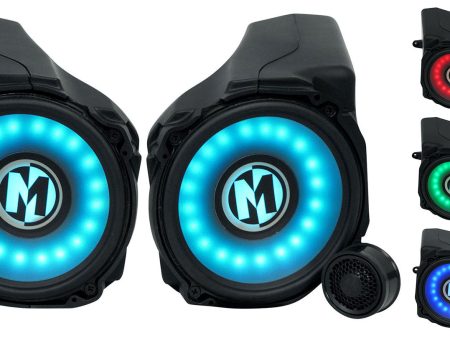 Pair Memphis Audio RZRPRO65FE 75w RMS Speaker Pods For Select 2020+ Polaris RZR Hot on Sale