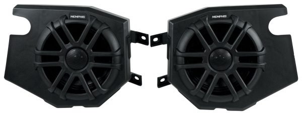 Pair Memphis Audio RZR65FE 75 Watt RMS LED Speakers+Pods For 2014+ Polaris RZR Online