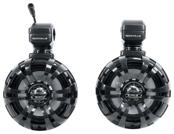 Pair Memphis RZR65FE Speakers+Pods+LED Tower Speakers For 2014+ Polaris RZR Online