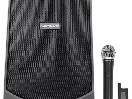 Samson Expedition XP106W 6  Portable Rechargeable Powered PA DJ Speaker+Mic Supply