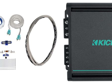 KICKER 48KMA1502 150 Watt 2-Channel Marine Boat Amplifier+Amp Kit KMA150.2 Online Hot Sale