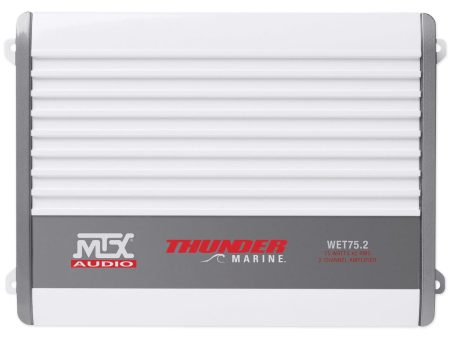 MTX WET75.2 400 Watt 2-Channel Marine Amplifier Amp For Boat ATV UTV RZR Cart Cheap