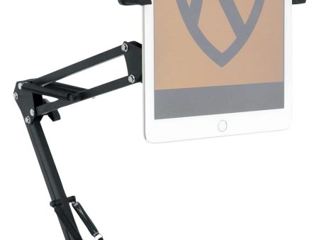 Rockville iSTAND 75 Desktop iPad Smartphone Tablet Stand w  Boom+Weighted Base For Sale