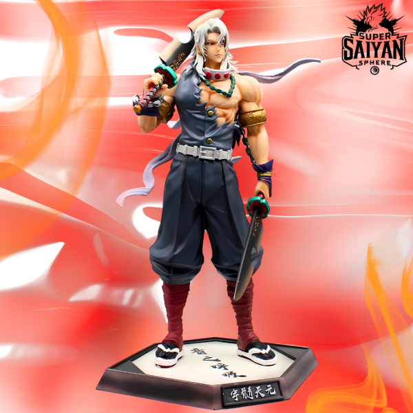 Demon Slayer Anime Figure Maestro of Combat Uzui Tengen 32cm (13 ) PVC Statue For Cheap