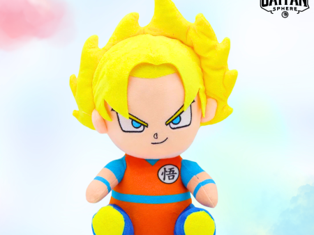 Dragon Ball Anime Plush Toy Golden Fury Super Saiyan Goku 20cm (8 ) Plushie Online Hot Sale