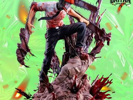 Chainsaw Man Anime Figure Chainsaw Fury Denji 18cm (7 ) PVC Statue Hot on Sale