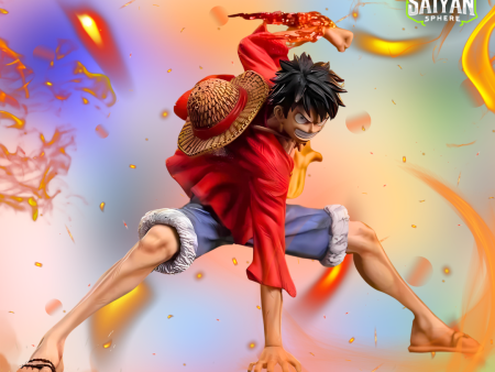 One Piece Anime Figure Pirate King Luffy (4 ) PVC Statue Discount