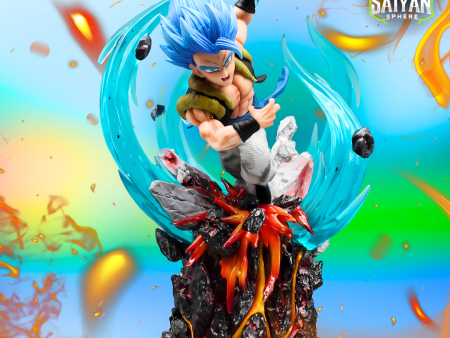 Dragon Ball Anime Figure Azure Strike Gogeta 19cm (7 ) PVC Statue Fashion