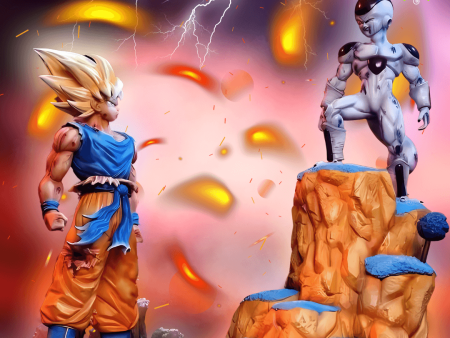 Dragon Ball Anime Figure Goku vs. Frieza Showdown 30cm (12 ) PVC Statue Online Hot Sale