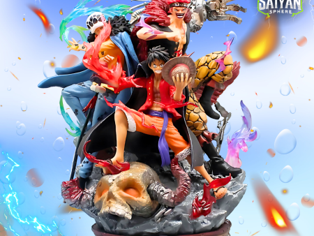 One Piece Anime Figure Triad of the Sea Luffy 22cm (9 ) PVC Statue Online now