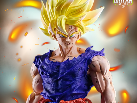 Dragon Ball Anime Figure Survivor Aura Goku 43cm (17 ) PVC Statue Online now